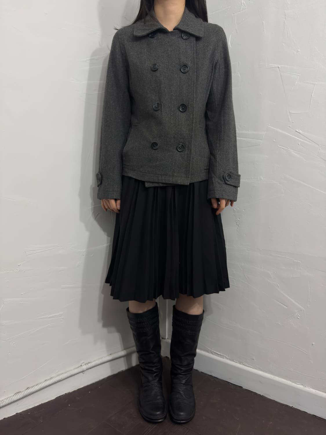 remus button wool jacket 상품이미지2