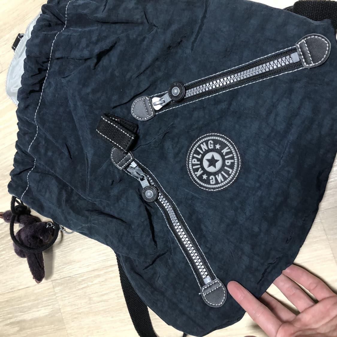 (OS) 키플링 KIPLING 복조리 다크 네이비 백팩 키플링 가방 상품이미지7