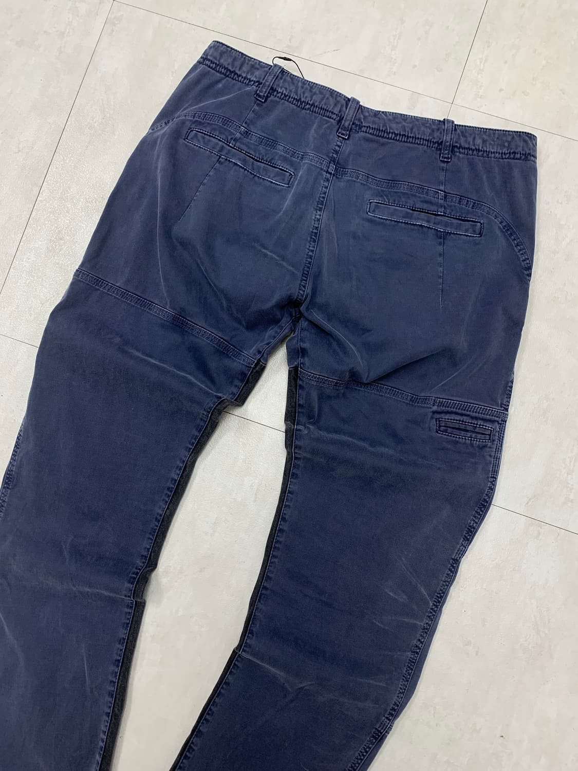 locorsocomo 네이비 배색 코튼 팬츠 #434 상품이미지8