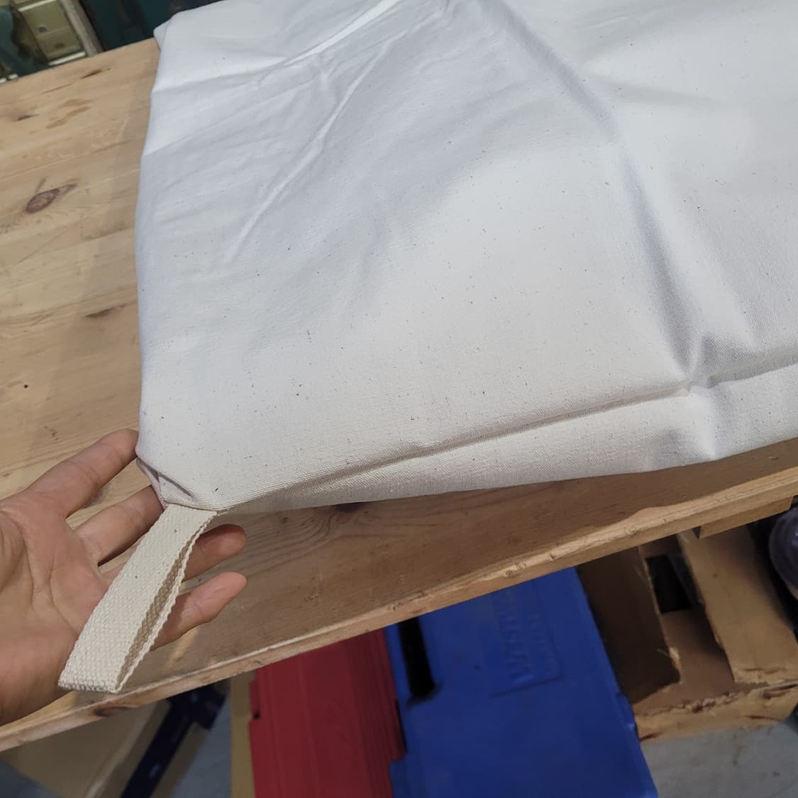 미군 빈티지 캔버스 세탁 가방 상품이미지10