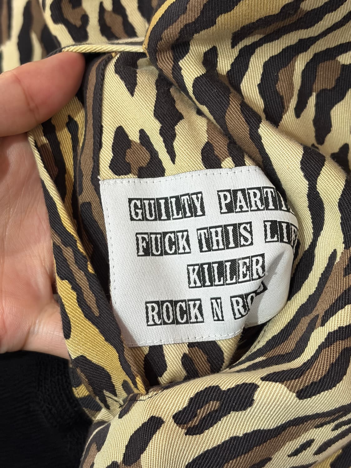 J88 13AW 와코마리아 리버시블 레오파드 자켓  상품이미지4