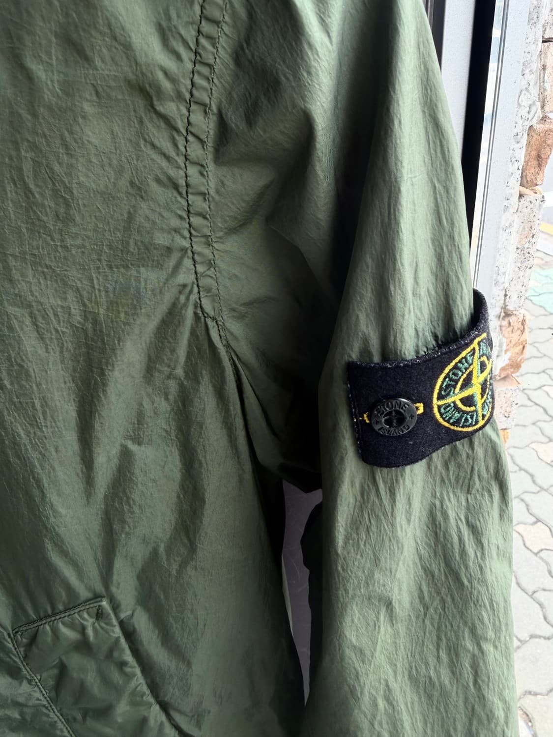 12Y.44~55/ 스톤아일랜드 나일론쉘 바람막이 자켓 상품이미지5