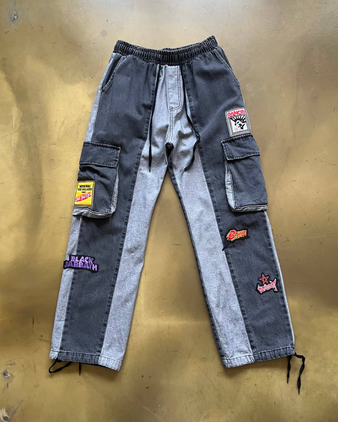 Japanese Vintage Band Patch Denim Pants 상품이미지3