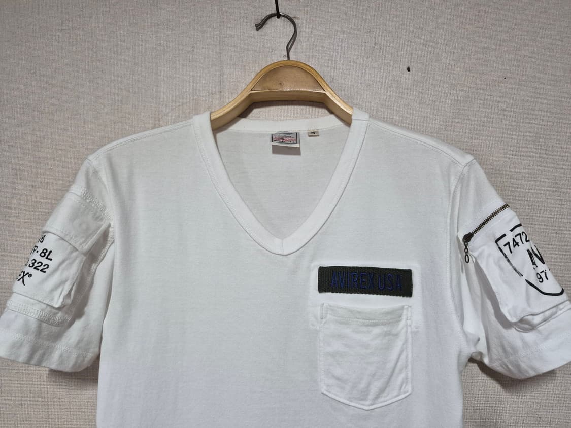 아비렉스 V넥반팔(m) 상품이미지3