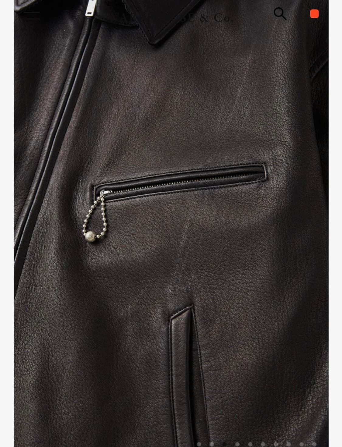 올드조 파티나 디어스킨 헤라클레스 가죽자켓 블랙 42 <판매 or 교환> 상품이미지3