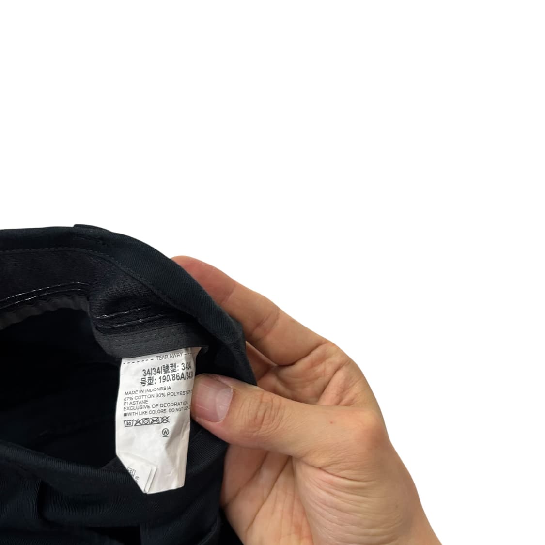 언더아머 블랙 테이퍼드 핏 진 상품이미지3