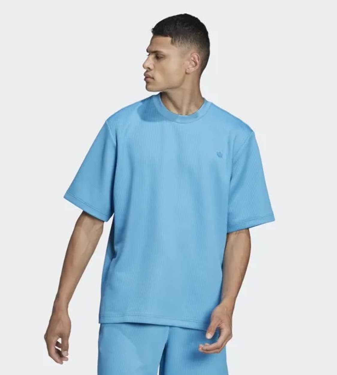 [3XL]아디다스 오리지널스 아디컬러 트레포일 플리츠 티셔츠 스카이블루 상품이미지1