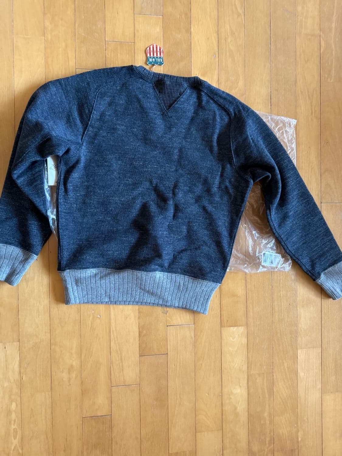 RRL made in USA 코튼-울 크루넥 스웻셔츠 상품이미지8