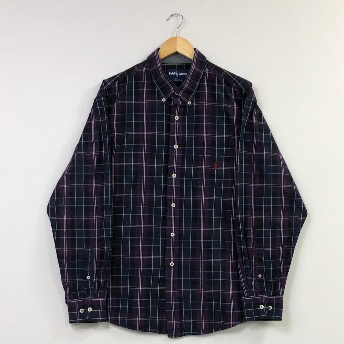 XL 폴로 체크 셔츠 상품이미지2