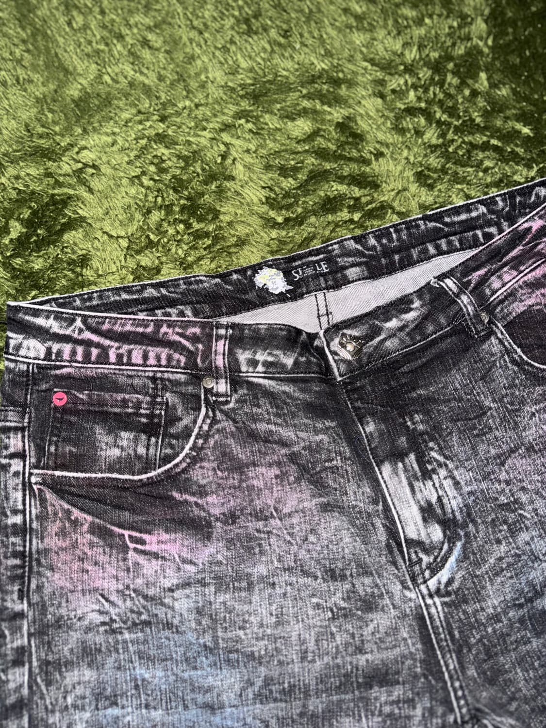 [36] STAPLE 스테이플 피죤 스프레이 디스트로이드 데님 팬츠 상품이미지3