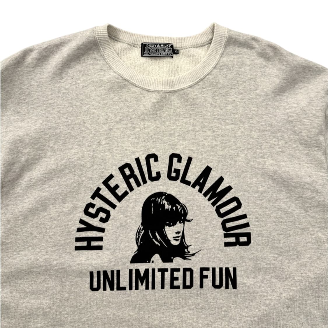 히스테릭글래머 프린티드 스웻셔츠 맨투맨 오트밀 상품이미지6