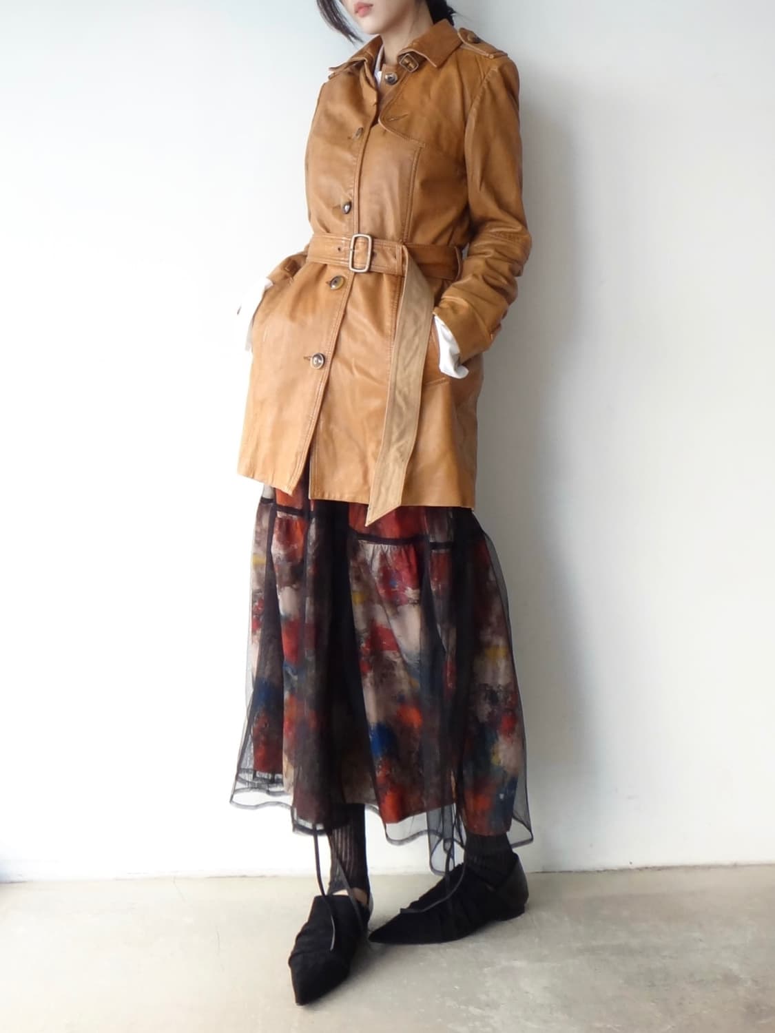 Museum printing tulle skirt 상품이미지7