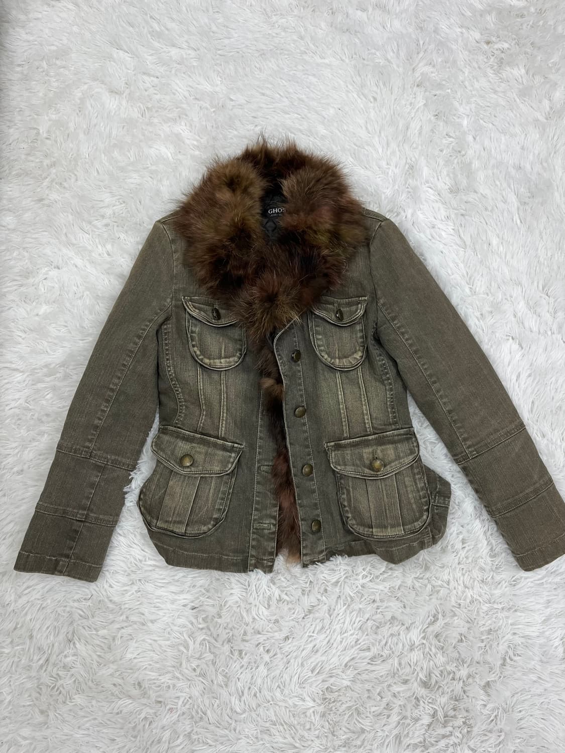 폭스퍼 트리밍 자켓 상품이미지8