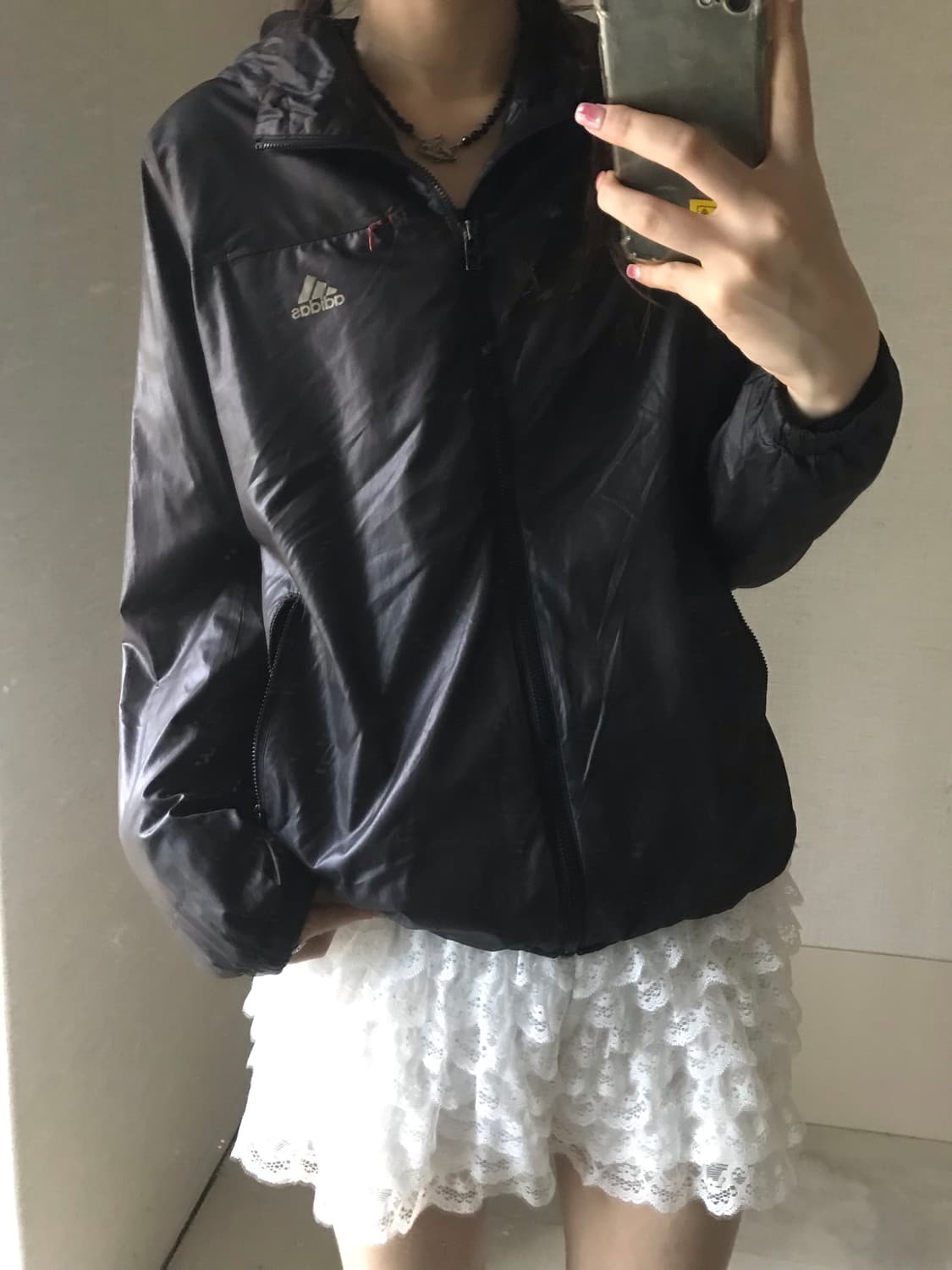 아디다스 블랙 바람막이 상품이미지5