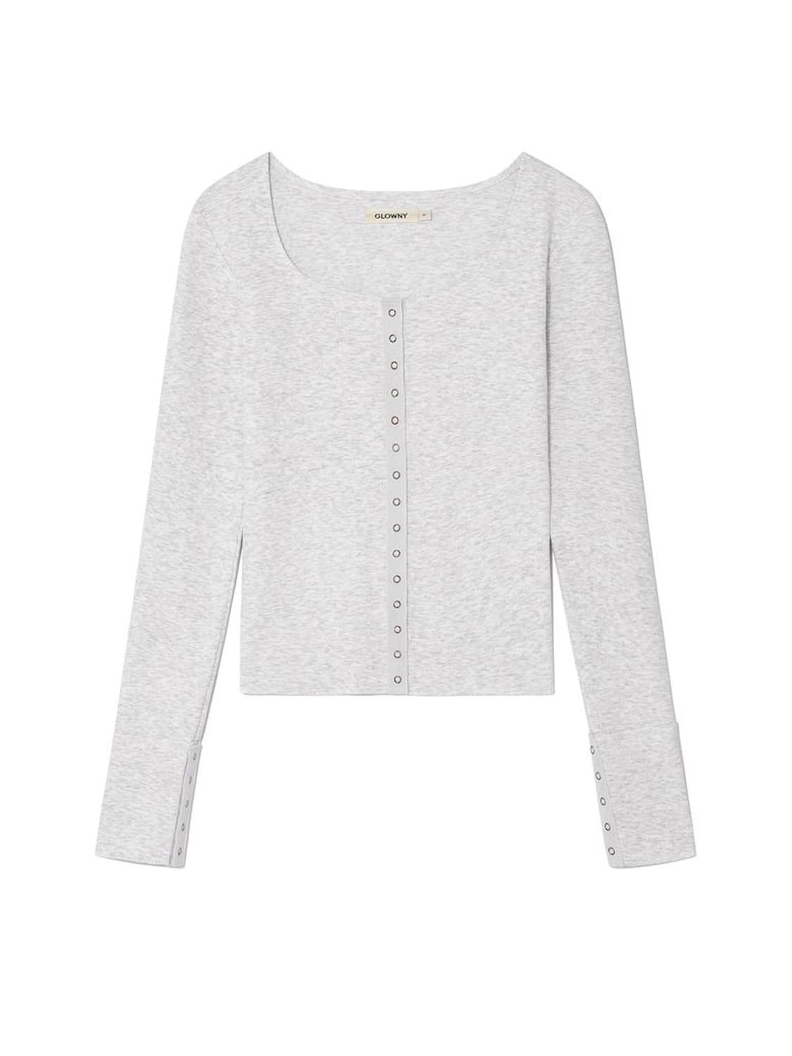 글로니 노스텔지아 롱 슬리브 멜란지 그레이 상품이미지1