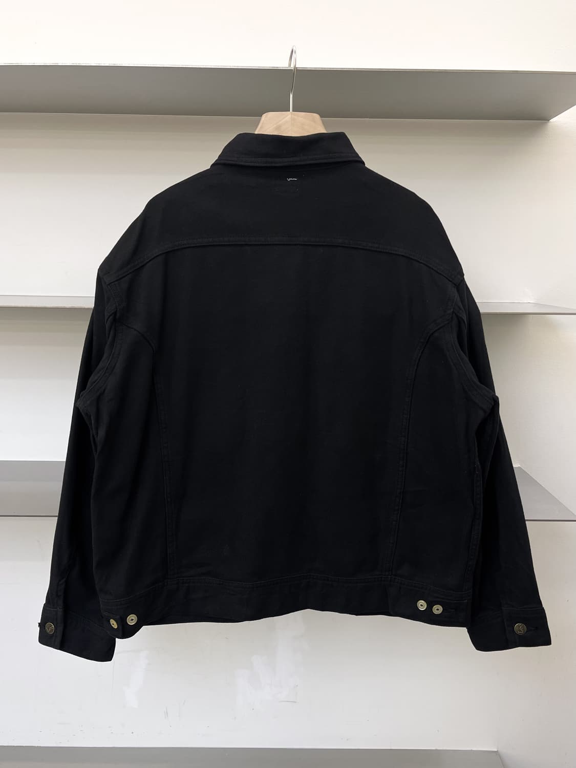 리 블랙 트러커 자켓 상품이미지5