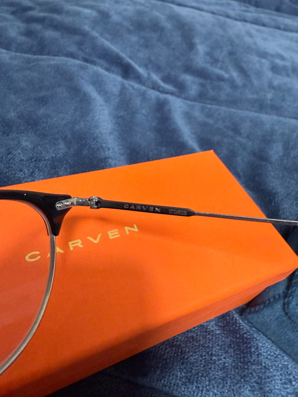 까르뱅 하금테 안경 베로나 CARVEN VERONA C1 블랙 실버 상품이미지4