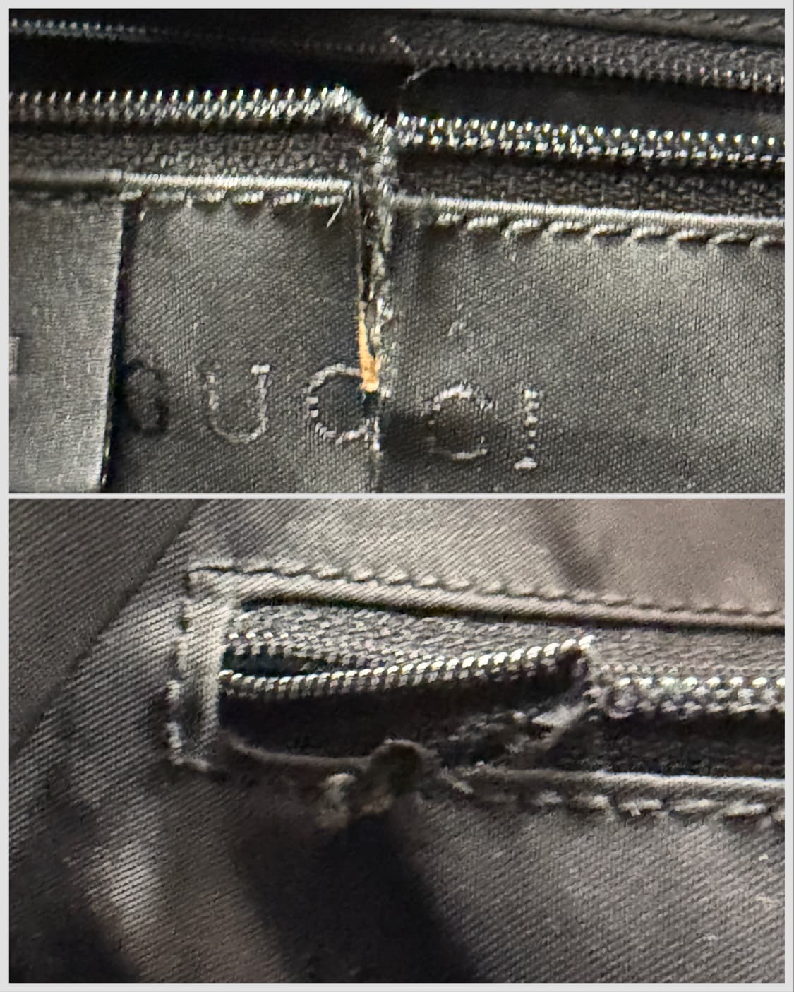 구찌 뱀부 핸들 레더 숄더백 상품이미지9