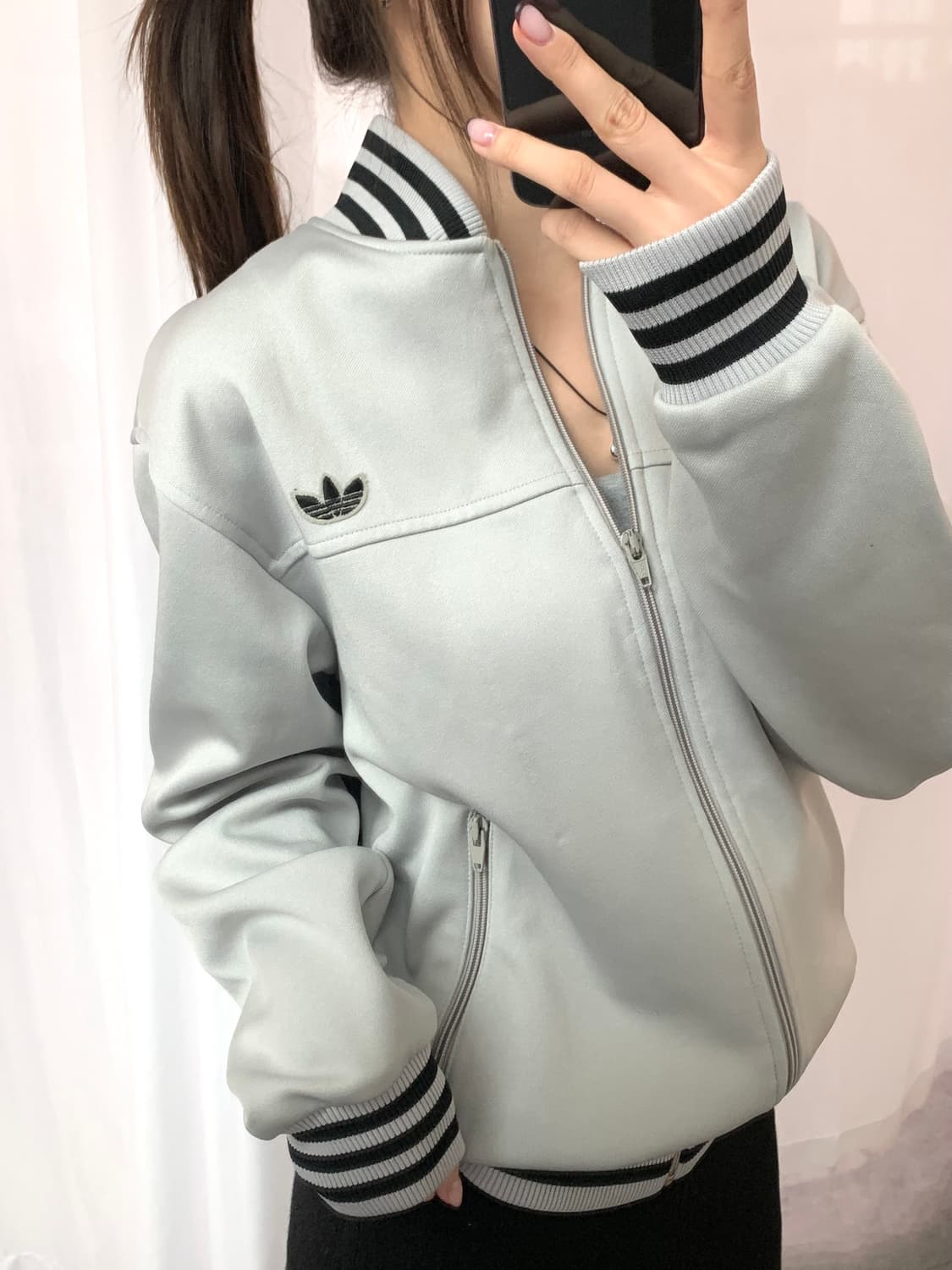 Adidas 아디다스 서독제 그레이 트랙탑 상품이미지2
