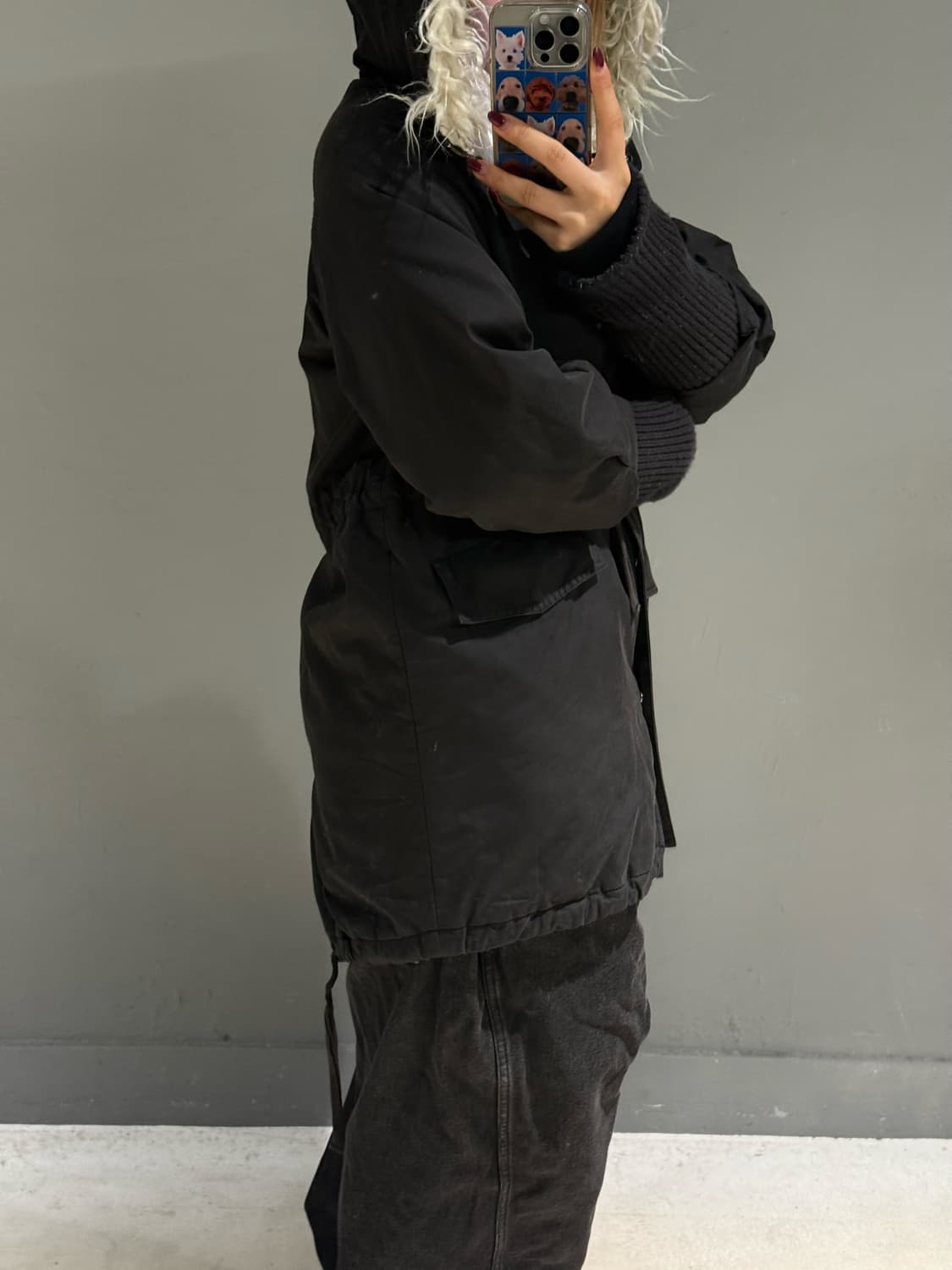 fur trimming detail field jacket 상품이미지5