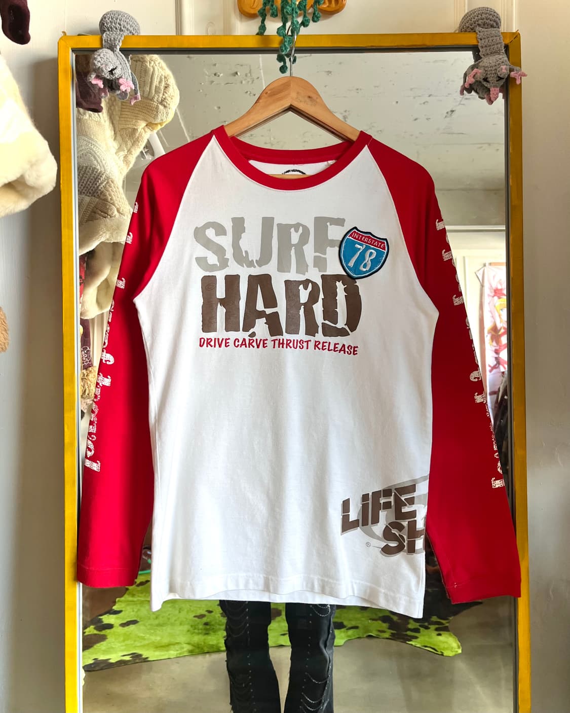 90-00s GOTCHA Japan Raglan Long-Sleeve 상품이미지3