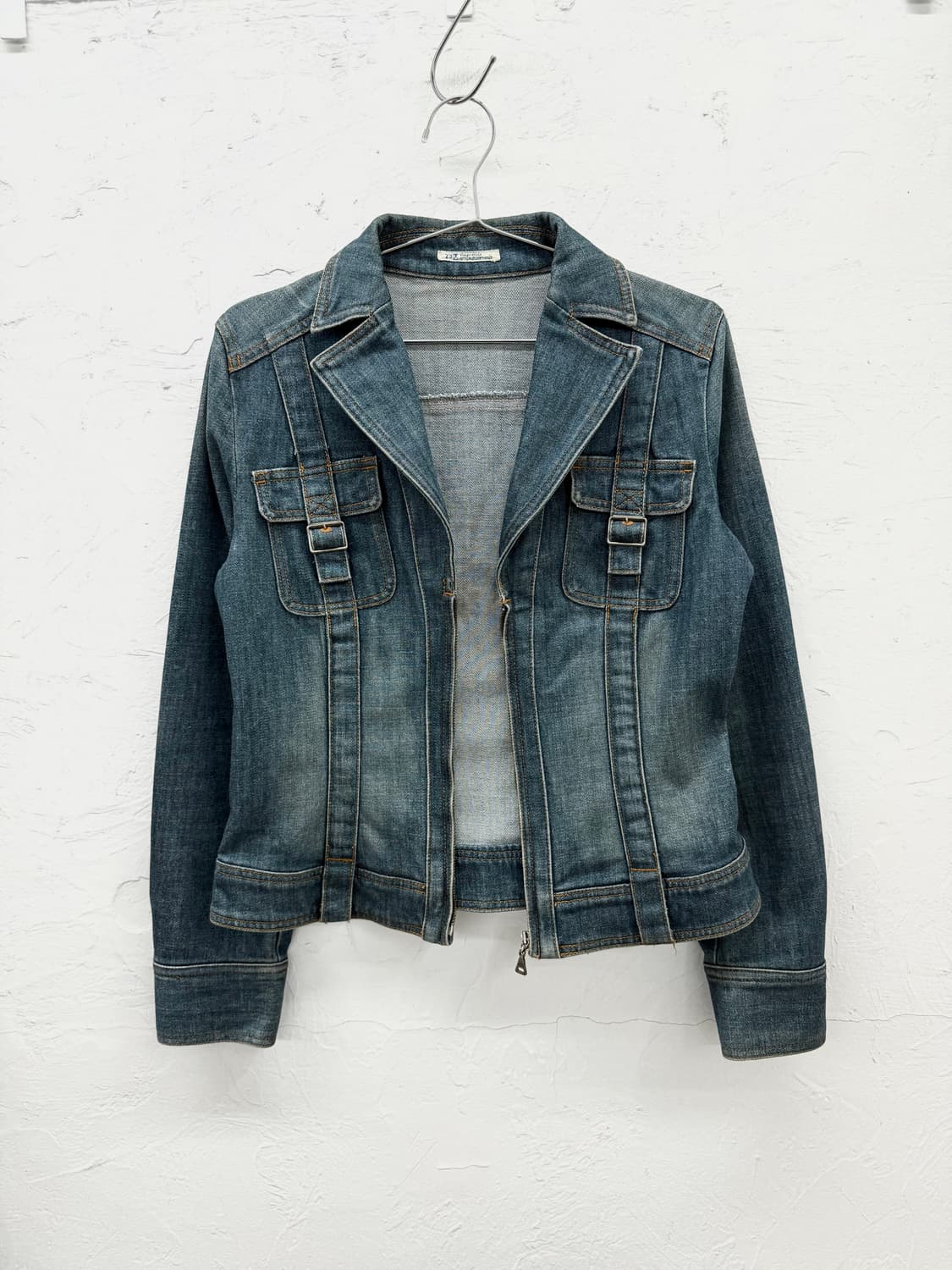 23 vingt trois 벨티드 데님 자켓 상품이미지3