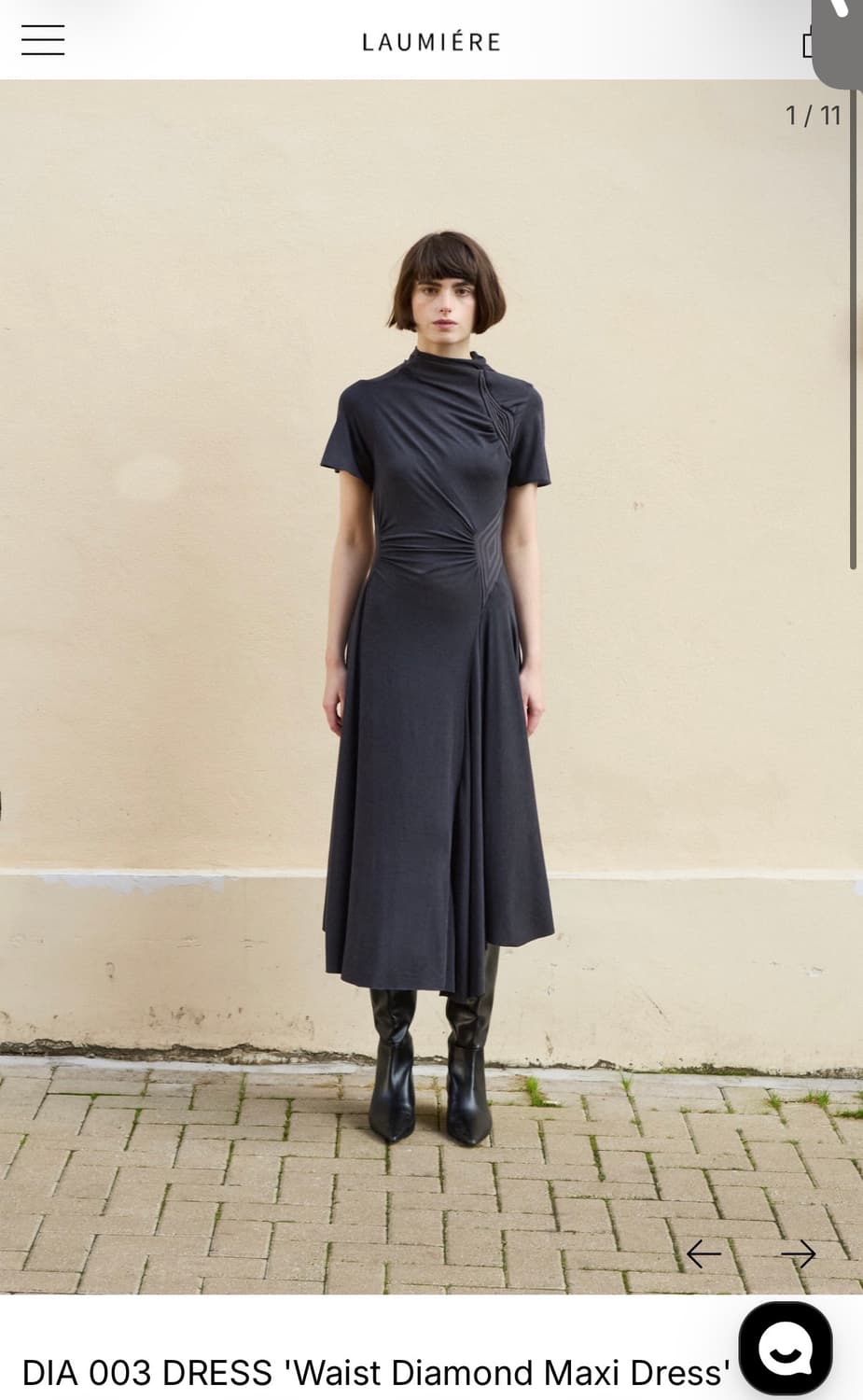 러우미에 DIA 003 DRESS 'Waist Diamond Maxi D 상품이미지1