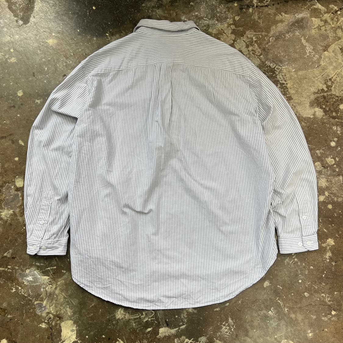 M) 에스피오나지 루즈핏 스트라이프 셔츠 남방 아메카지 워크웨어 상품이미지6