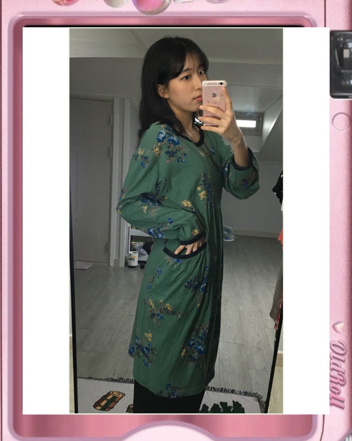 그린티 포레스트 롱슬리브 원피스 상품이미지2