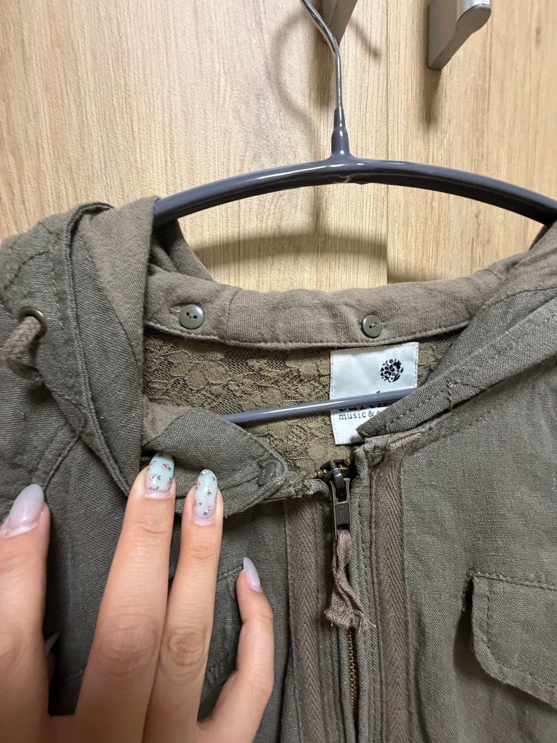 어쓰뮤직 모리걸 후드 야상 하구미 스즈코 상품이미지10