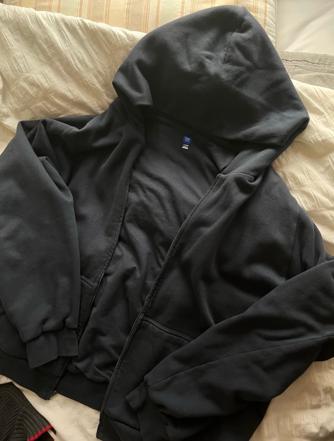 (XL) yzy yeezy gap  이지 갭 칸예 후드 집업 네이비 상품이미지1