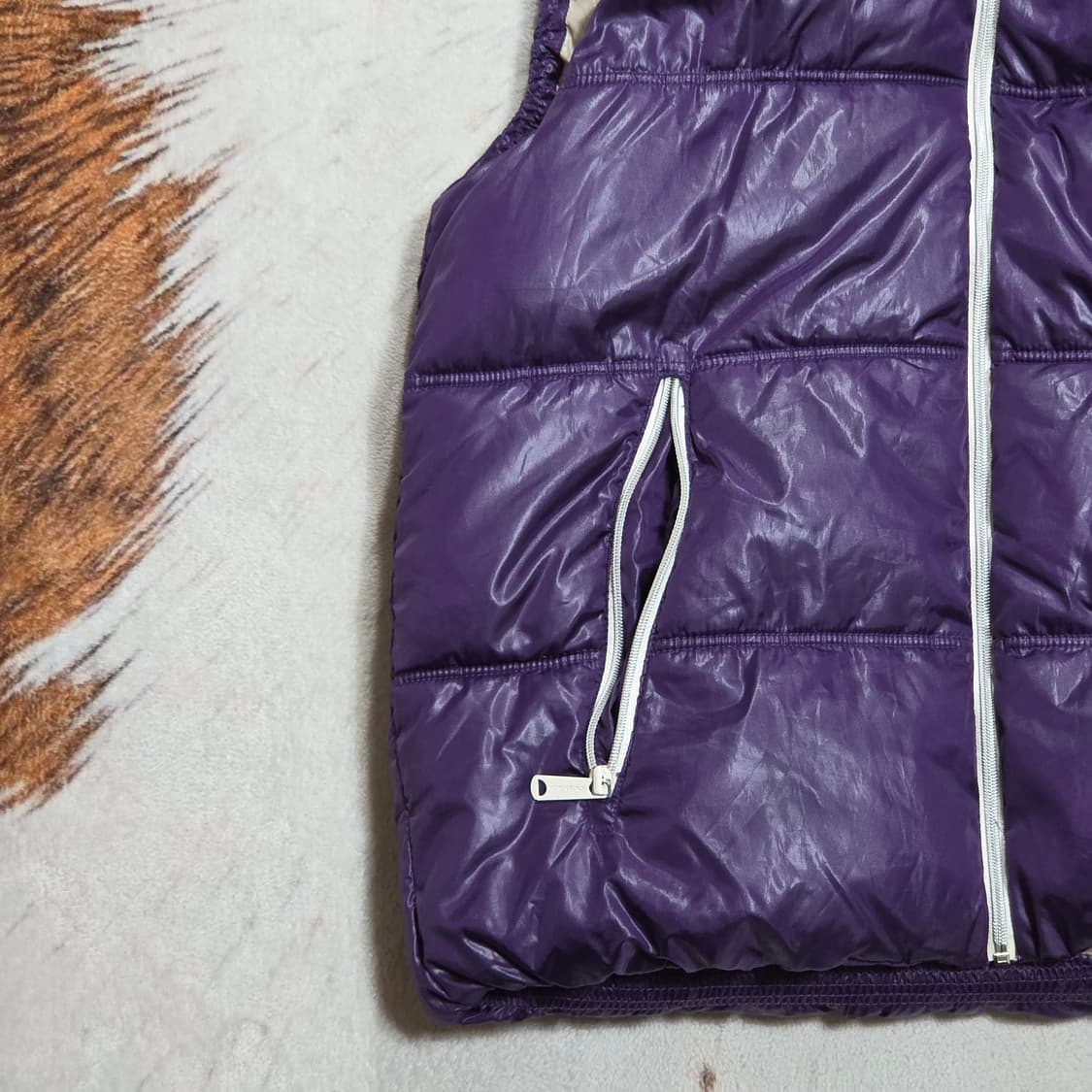 NOTON 퍼플 패딩 베스트 상품이미지4