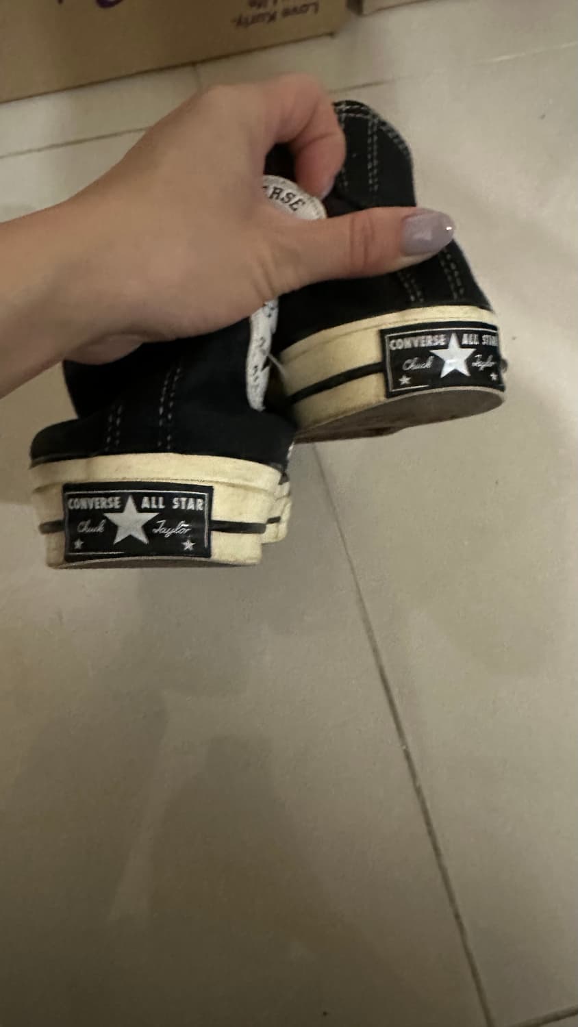 컨버스 척70 하이 블랙 235 상품이미지3