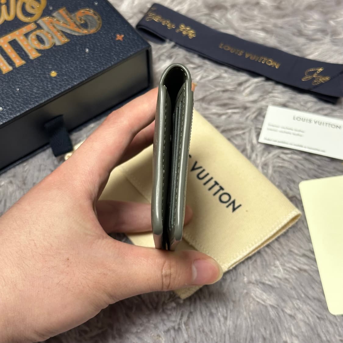 [풀구성] 루이비통 이클립스 쉐도우 오거나이저 카드지갑 카키 상품이미지4