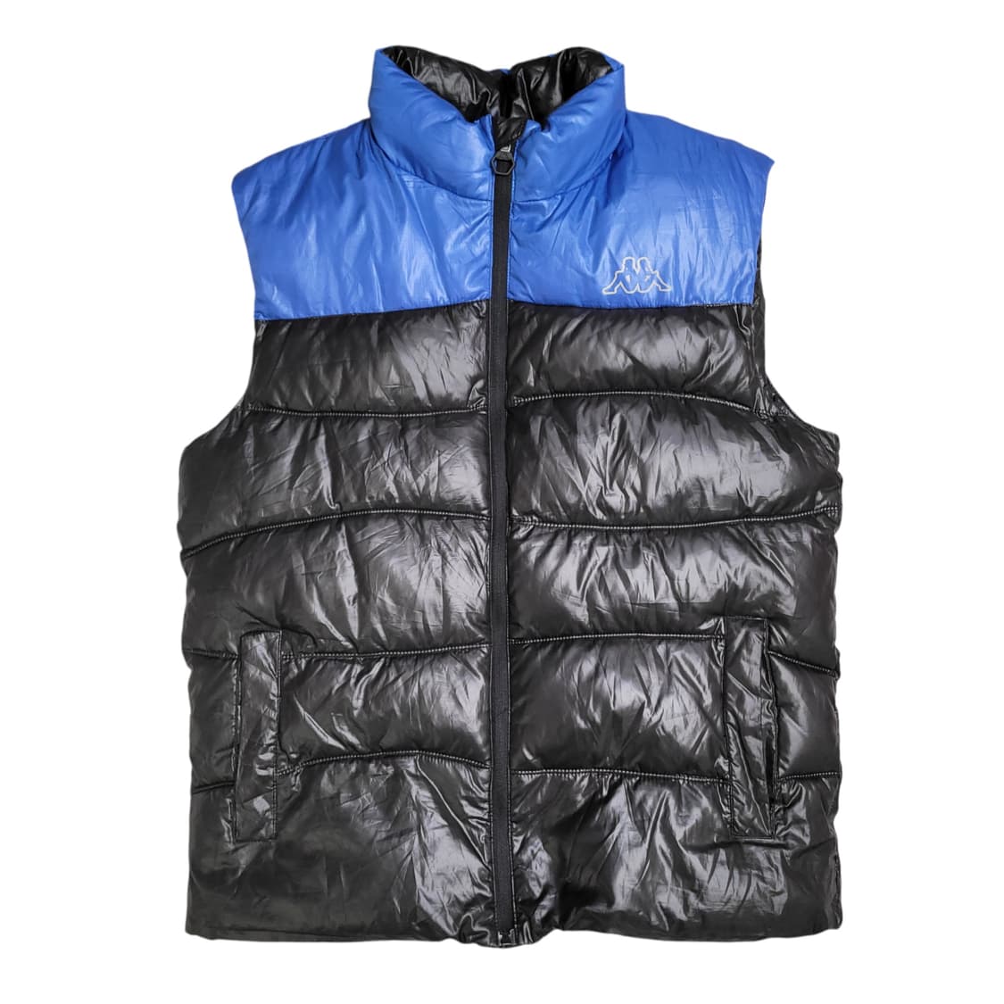 kappa 카파 글로시 배색 패딩조끼 XL 상품이미지1