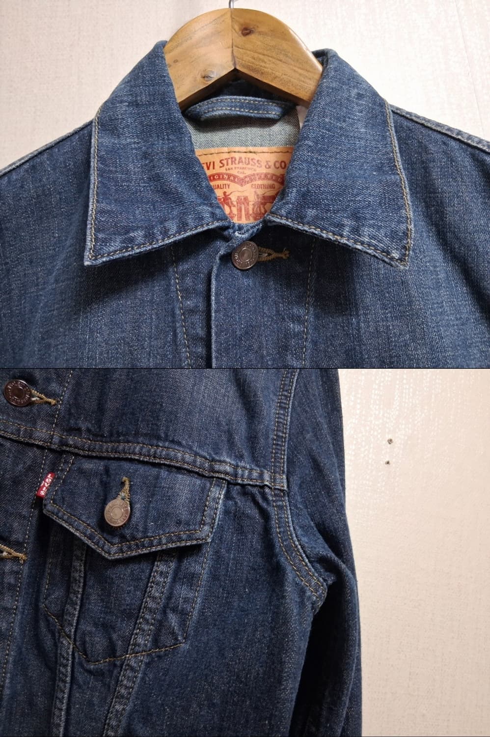 리바이스 청쟈켓 빈티지 남성95M 상품이미지3