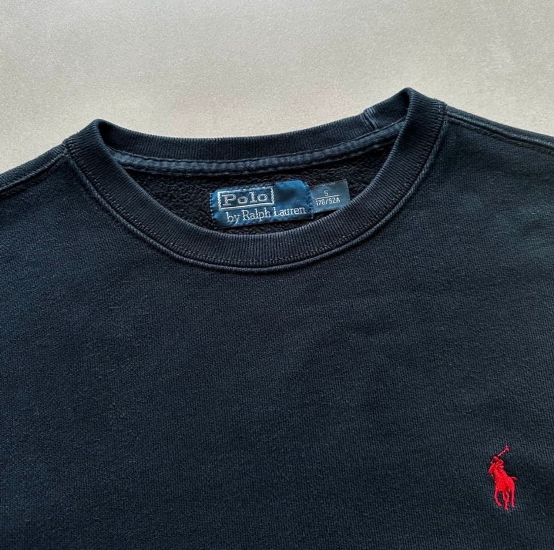 폴로 블랙 맨투맨 상품이미지3