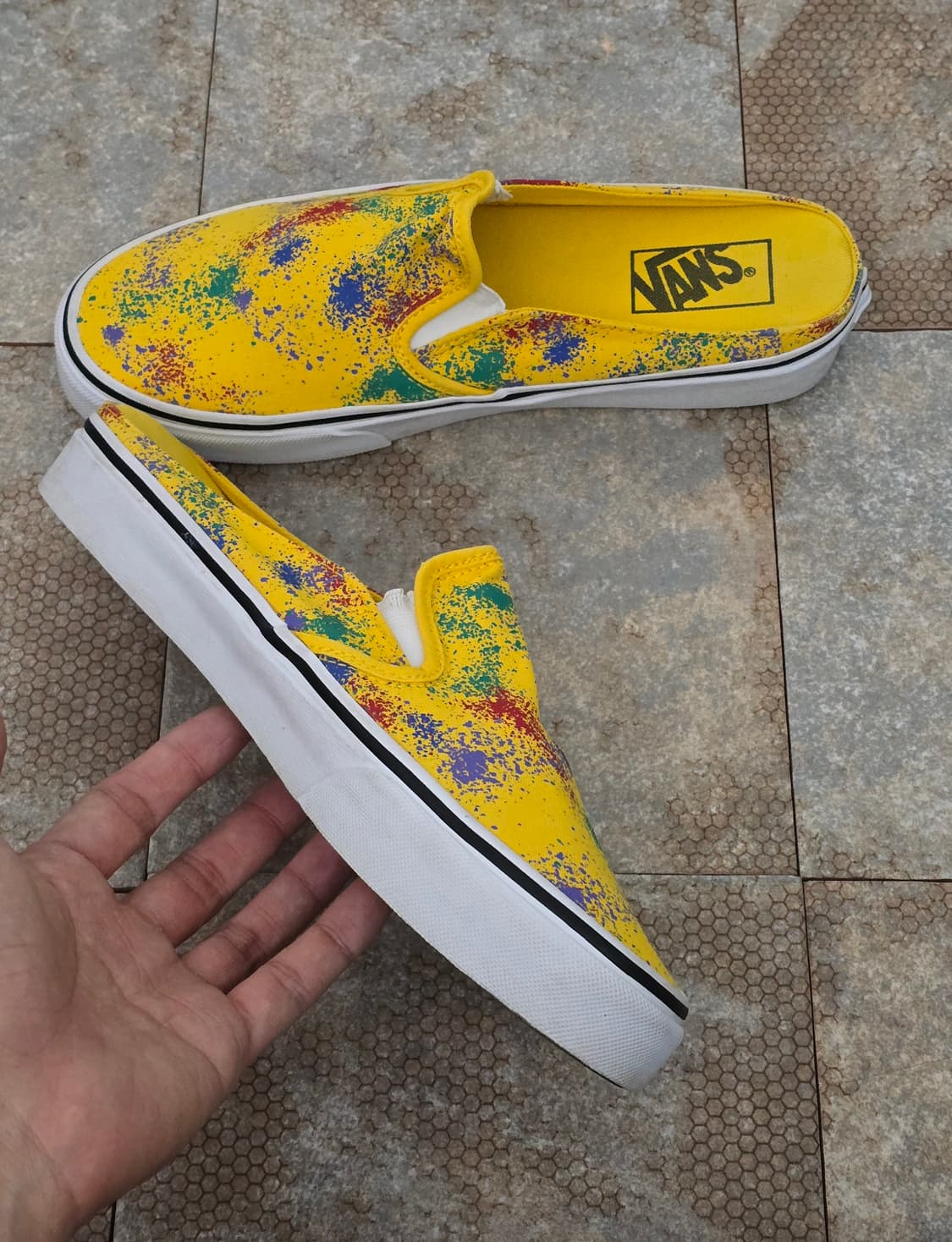 (255)반스 클래식 슬립온 뮬 오버 스프레이 상품이미지4