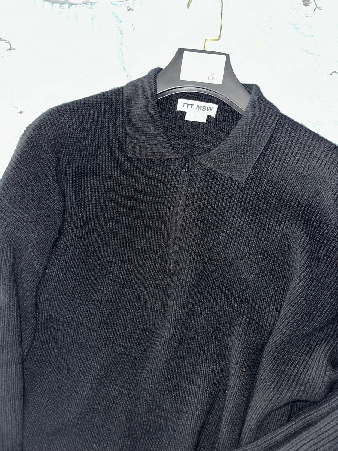 TTT MSW ZIPUP KNIT POLO SHIRT XL 미착용 새상품 상품이미지5