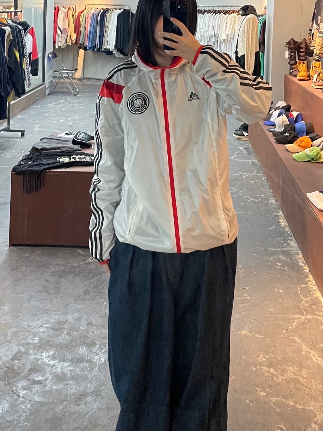 아디다스 독일 국대 바람막이 후드재킷 H1057 상품이미지1