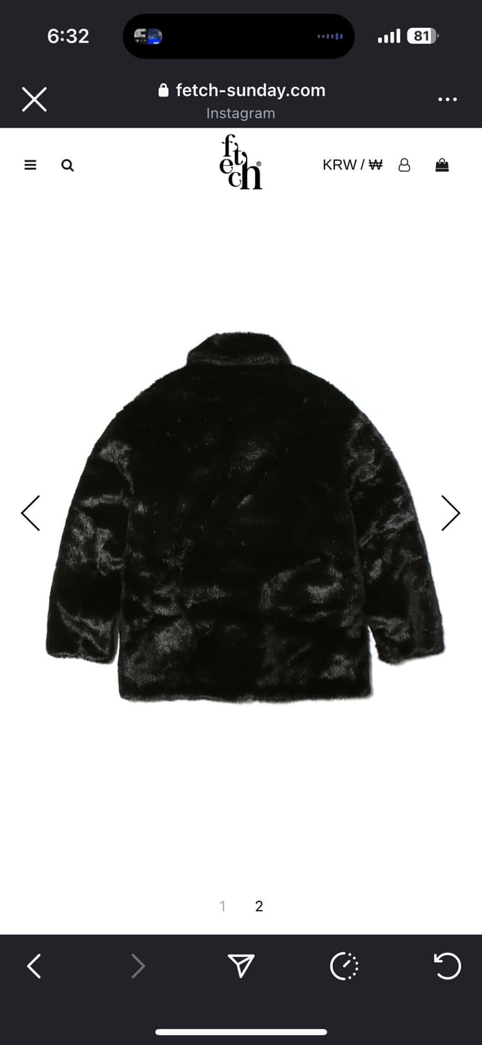 [XL] Fetch sunday faux coat 상품이미지4