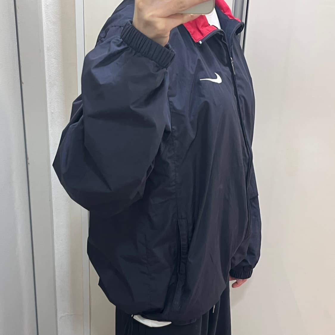 90s 나이키 바람막이 네이비 상품이미지3