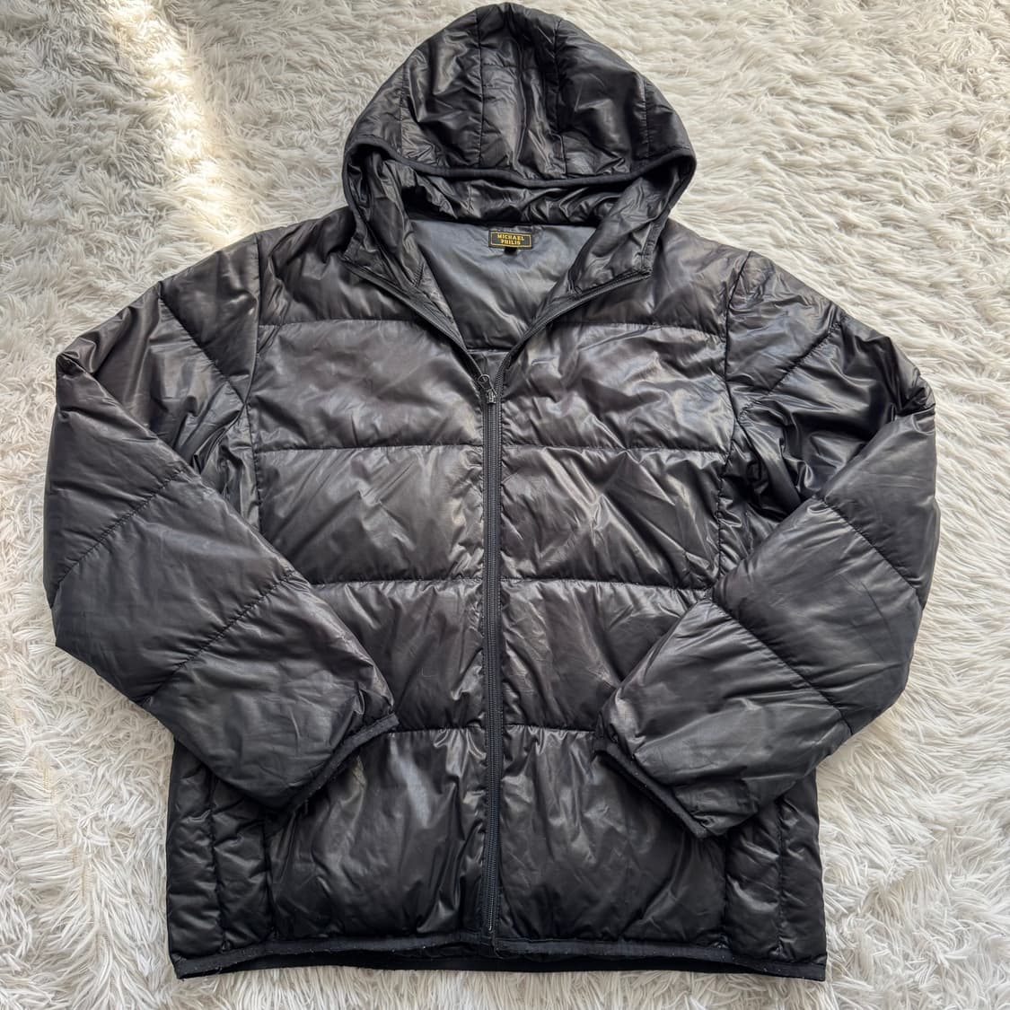 MICHALPHILIS 일본빈티지 후드패딩 경량패딩 빈티지패딩 L 100 상품이미지2