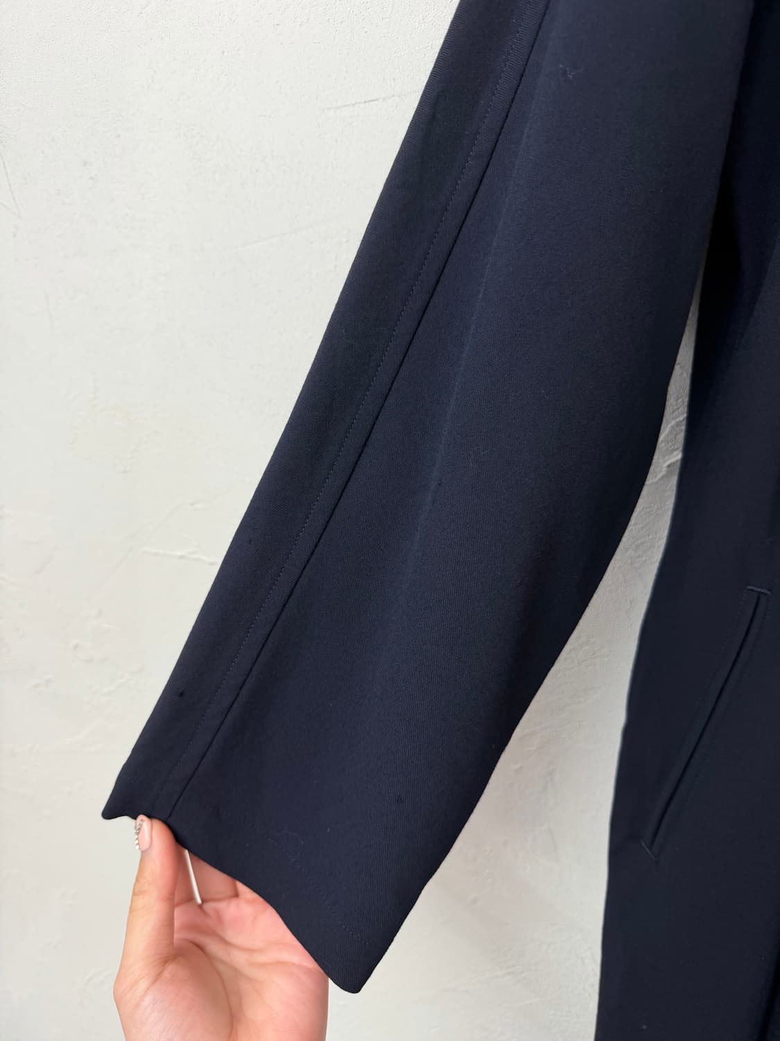 80s 요지 야마모토 플로럴 아플리케 롱 코트 상품이미지8