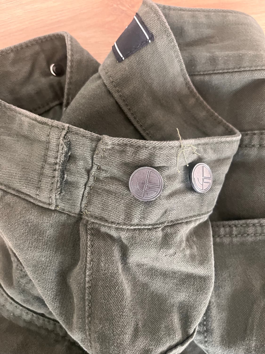 아이돈워너셀 카키 벌룬 팬츠 상품이미지6