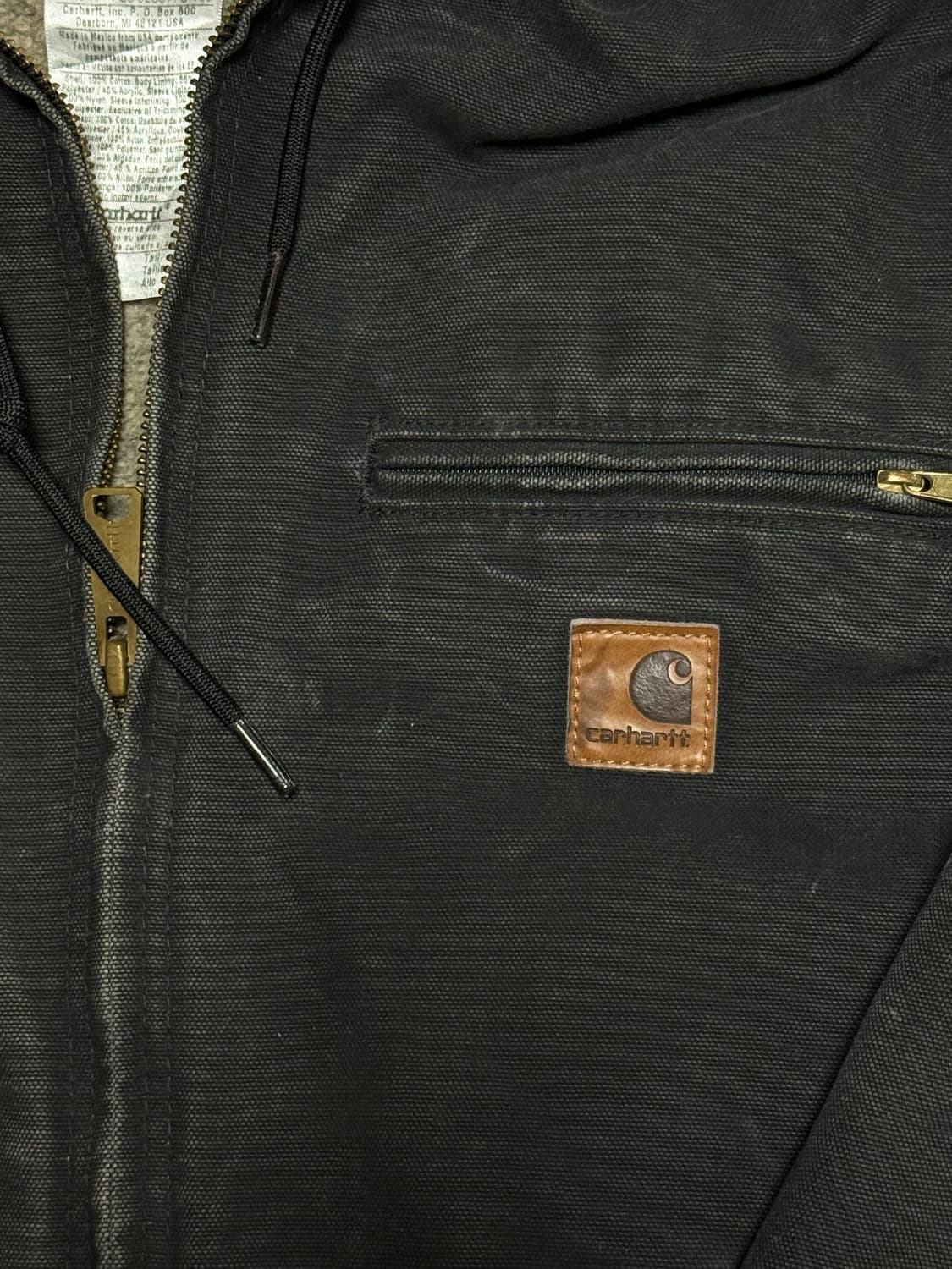 칼하트 j141 시에라 디트로이트 자켓 BLK 2xl 상품이미지3