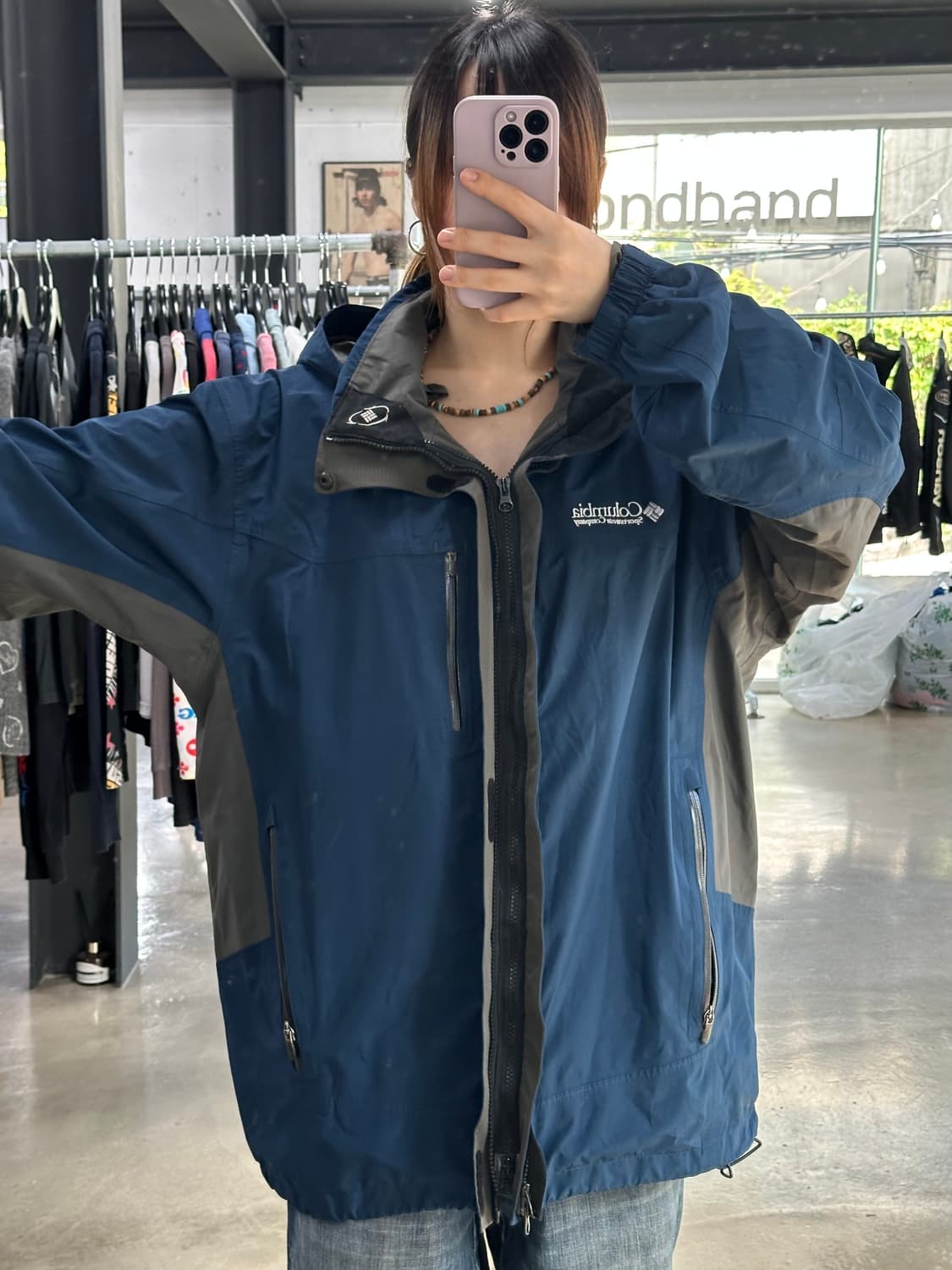콜롬비아 코프코어 고어텍스 바람막이 상품이미지1