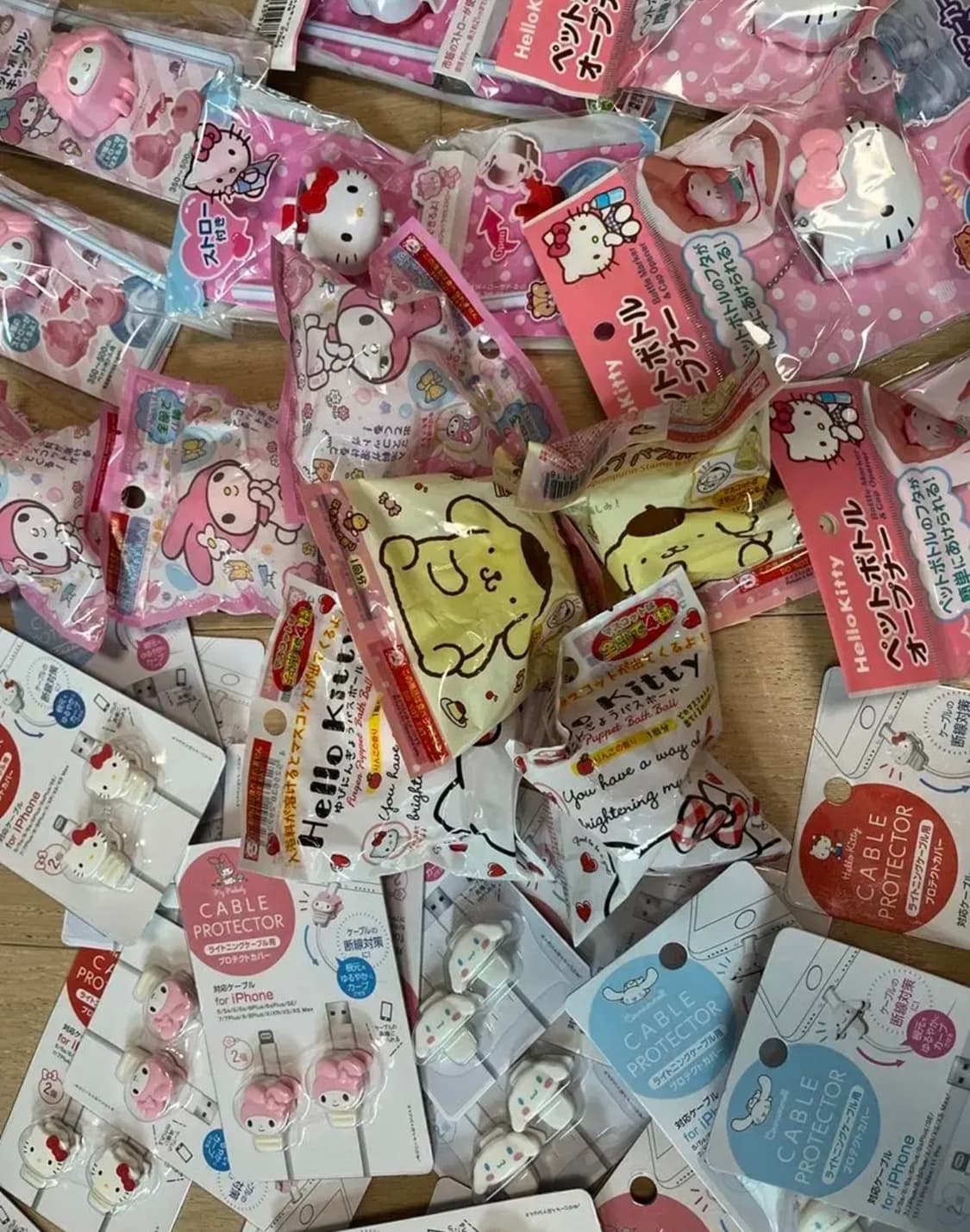 산리오 케이블홀더 병뚜껑 입욕제 상품이미지1