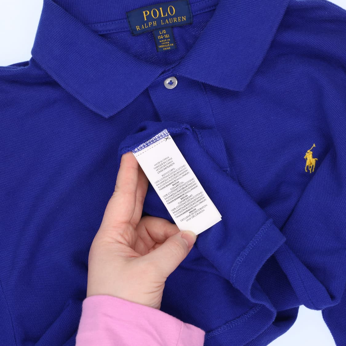 L 폴로 키즈 여성 클래식 피케 카라티 0223M2 상품이미지4