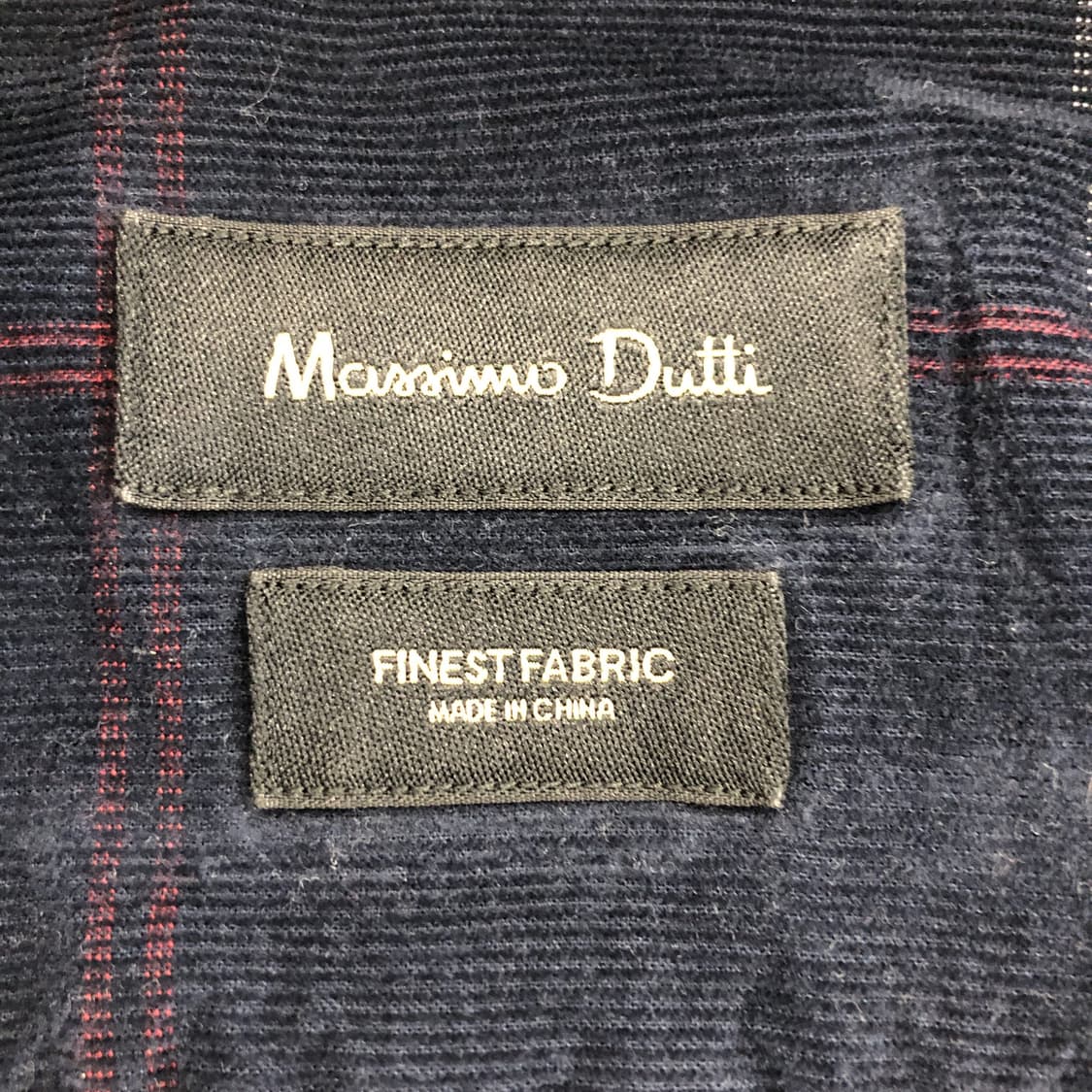 마시모두띠 코듀로이셔츠 XL 체크 상품이미지5